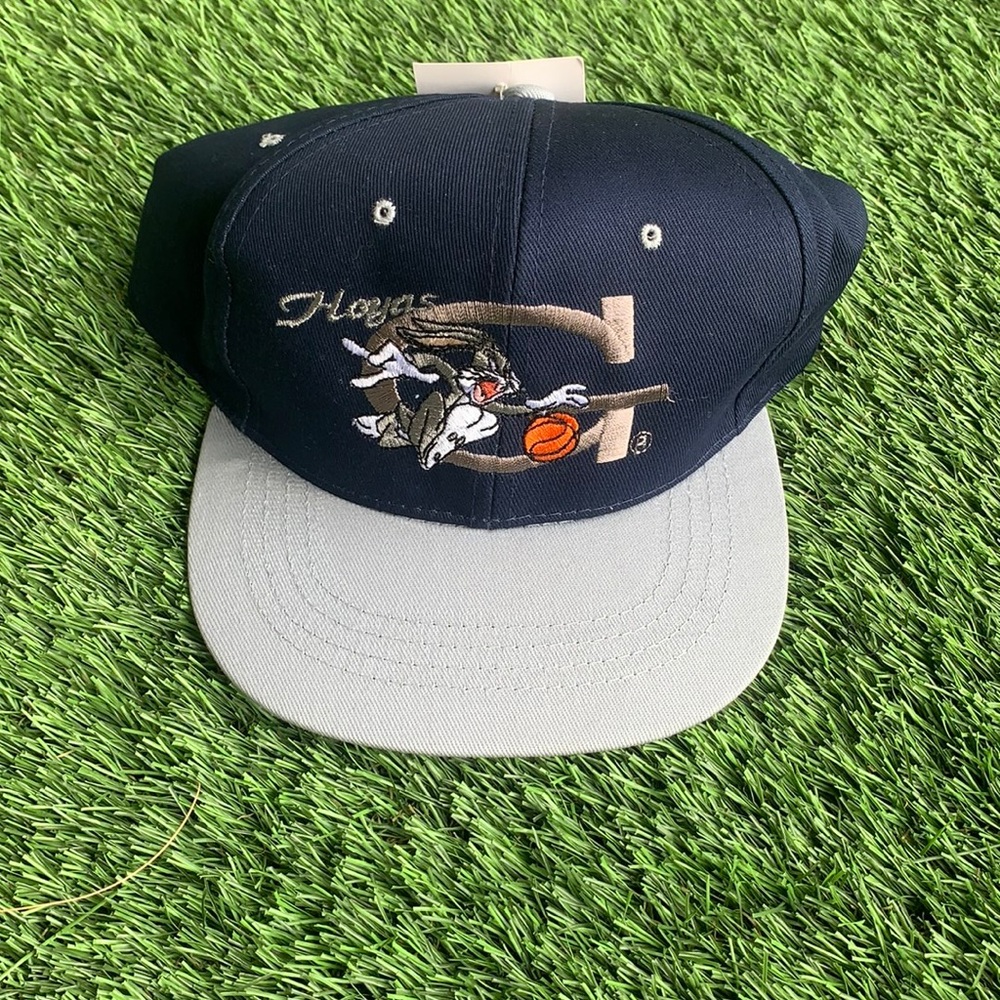 Brand New Vintage Rare Kids Hoyas Georgetown Bugs Bunny SnapBack Hat 90s